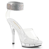 5 Inch Heel LIP-142 Clear